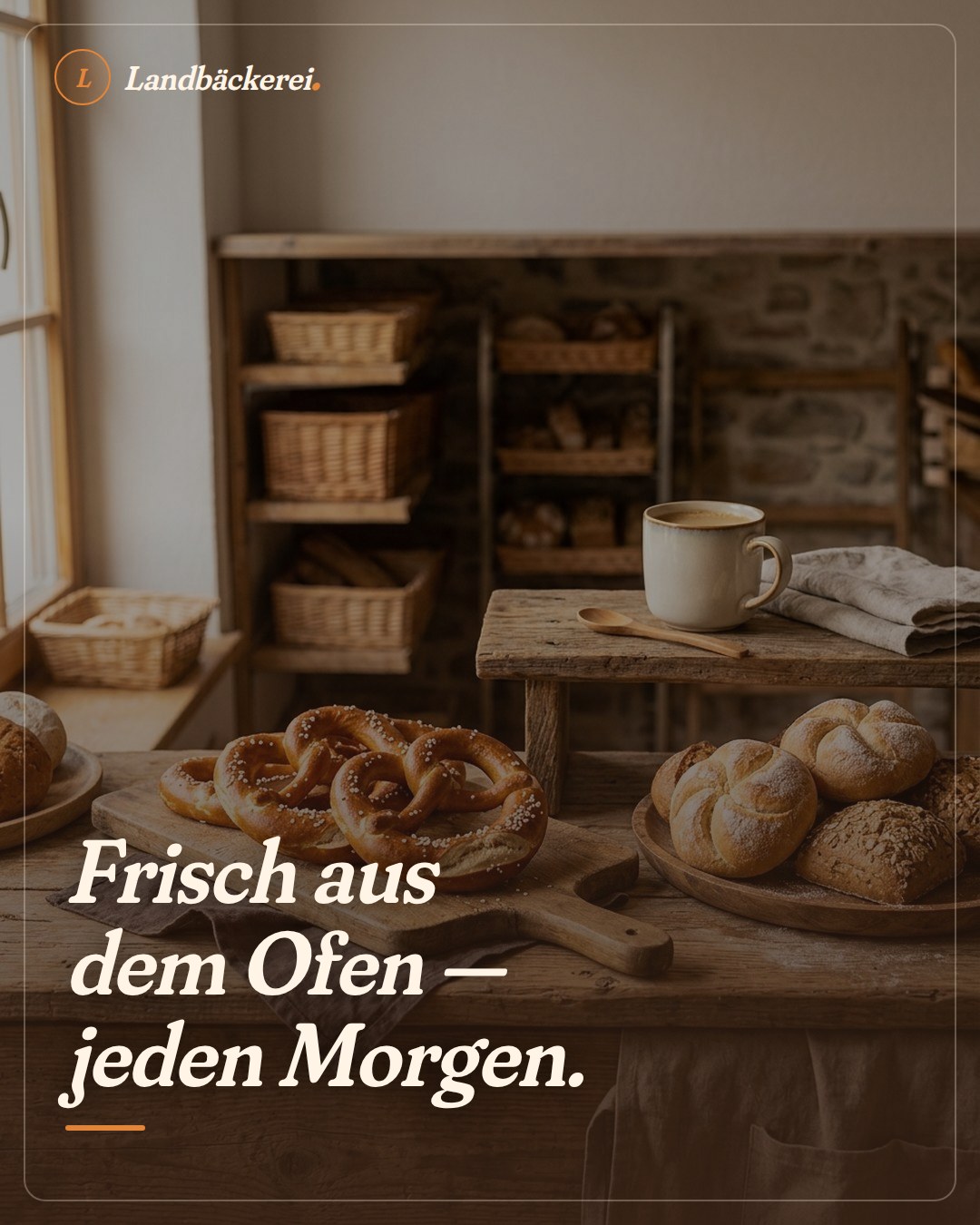Der fertige, gebrandete Social-Media-Beitrag